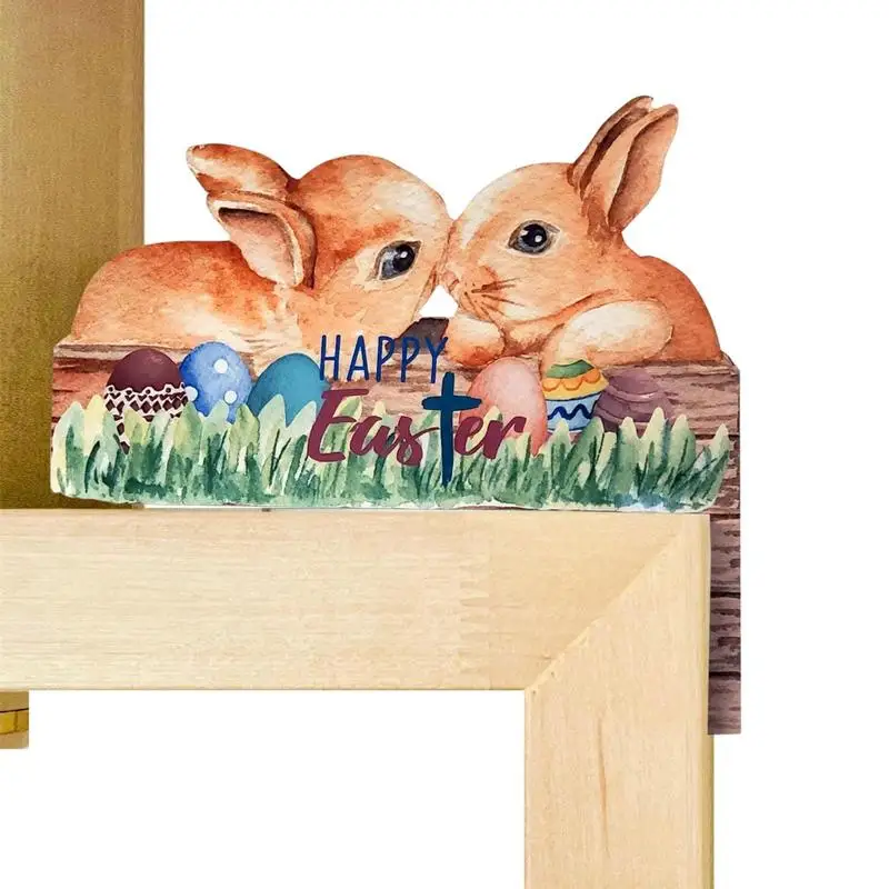 

Door Frame Decoration Colorful Rabbit Door Frame Decor Happy Easter Door Frame Corner Bunny For Door Frame Rabbit Door Wall