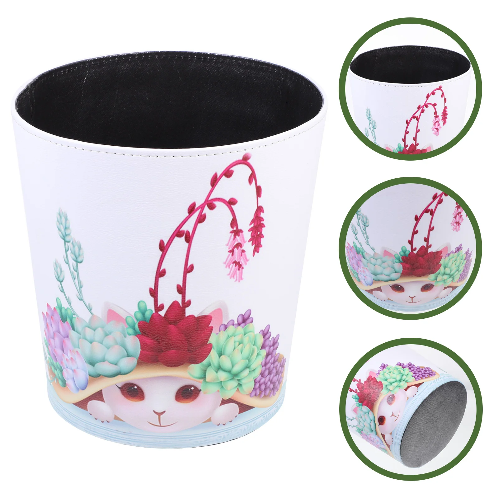 

Desktop Toys Trash Can Small Waste Paper Bin Garbage Container Bin Office Trash Can Bedroom Bin