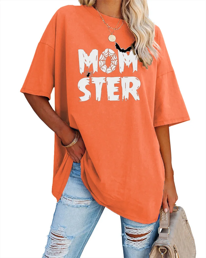 

Summer Harajuku Loose Women T-shirt Letter Print Oversize Tee Short Sleeve Men Clothing
