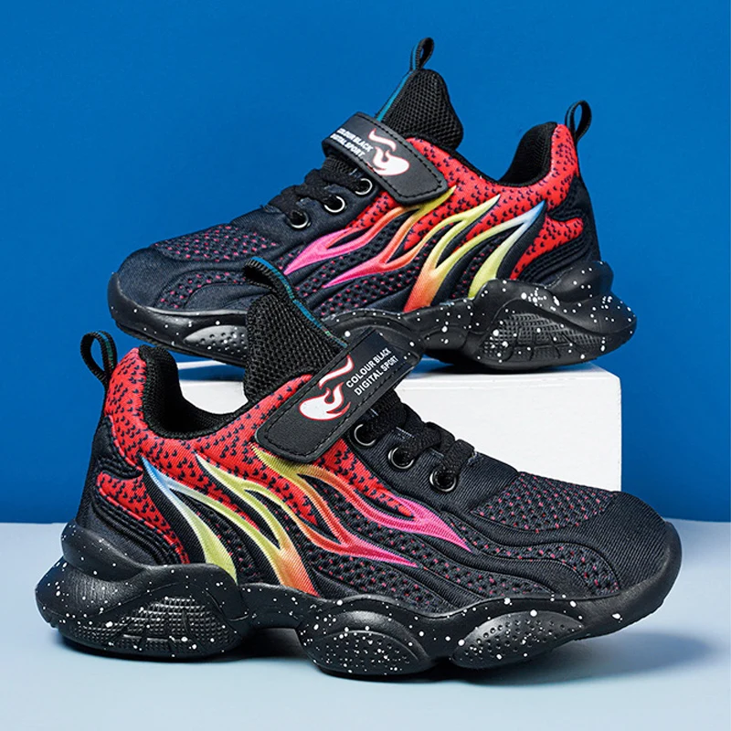 

Kids Sport Shoes for Boys Running Sneakers Casual Sneaker Breathable Children's Fashion Shoes 2022 Spring Child Light Boys Shoes