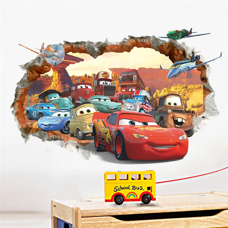 

Настенные наклейки Disney Cars Маккуин Potdemiel