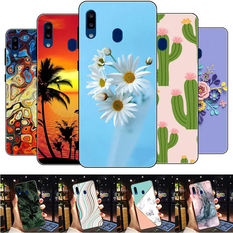 Силиконовый чехол для Samsung Galaxy M30 M 30 M305F M305 SM-M305F A40S 6 38 дюйма милый из ТПУ телефона