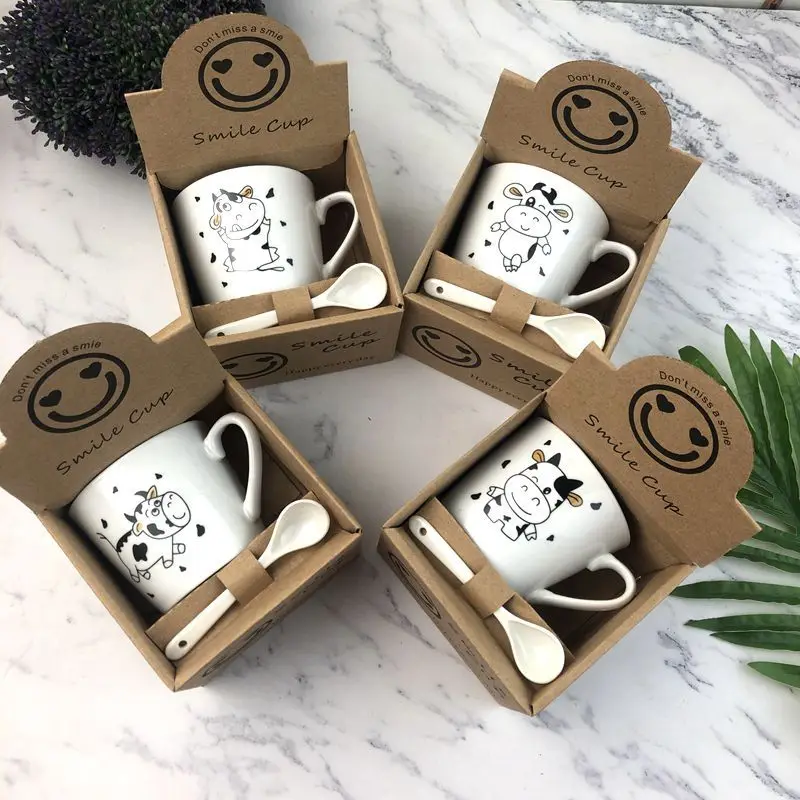 Opening Event Small Gift Souvenir Mug Printed Logo Coffe Cup  Bts  Self Stirring