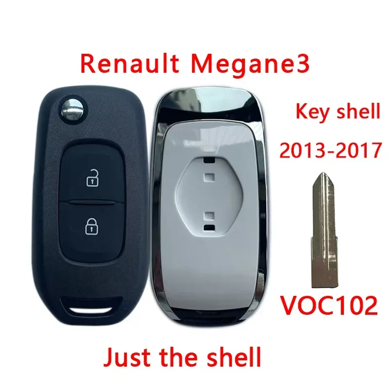 

Для Renault Megane 3 Dacia Duster Kadjar Captur символ 2 кнопки FCC ID: CWTWB1G767 откидной складной удаленный корпус ключа автомобиля