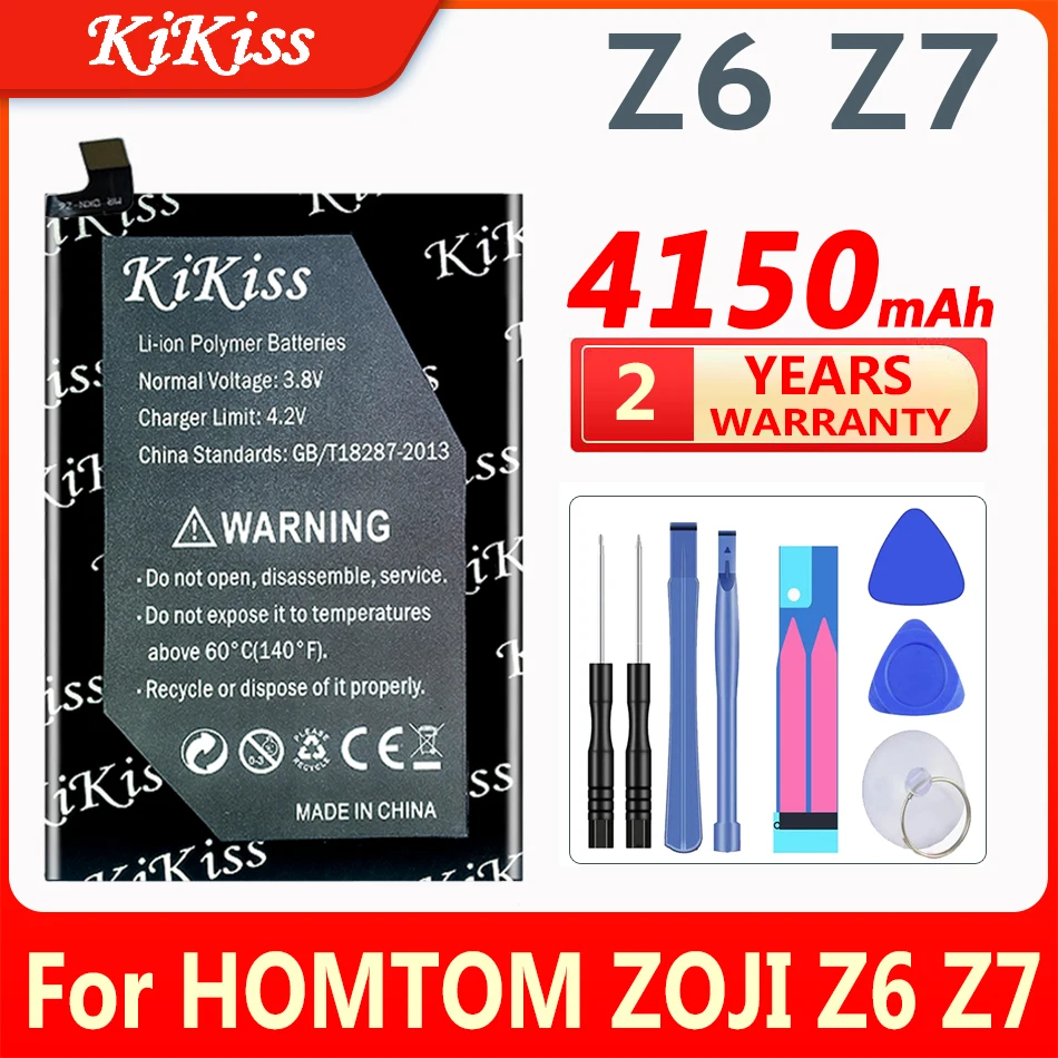 

KiKiss 4150mAh Z6 / Z7 Replacement Battery for HOMTOM ZOJI Z6 Z7