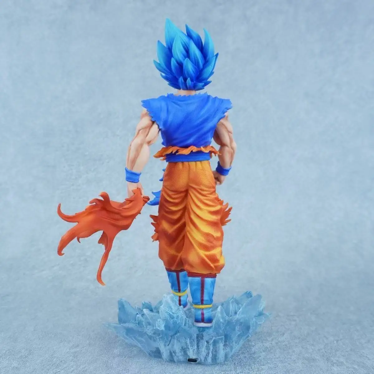 Фото Dragon Ball Z Son Goku ‌ Фигурка Замена головы Led Base Super Saiyan Goku Фигурки Gk Статуя Коллекция Модель Игрушки Подарки №2