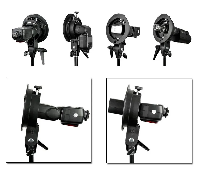 Кронштейн S-типа Godox Bowens держатель для вспышки Speedlite соты софтбокс аксессуары