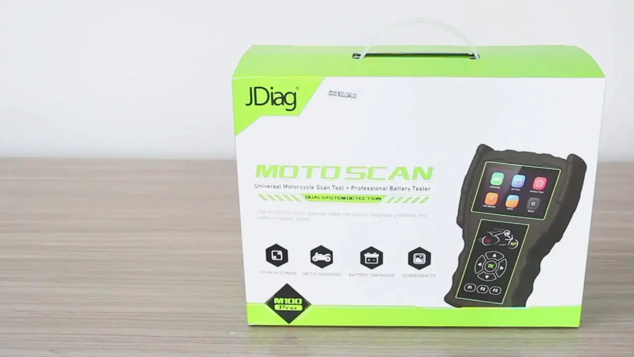 

New Product Jdiag M100 Pro Moto Scanner Motorcycle Diagnostic Tool+12V Battery Testing Machine Wholesale
