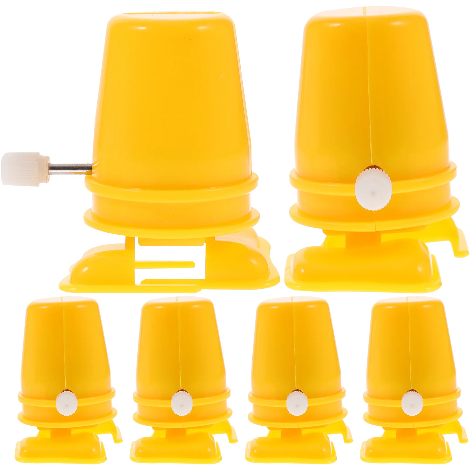 

6 Pcs Clockwork Legged Robot Mini Candy Bags Compact Movement Small Plastic DIY Clay Craft Accessories Child Replacement Part