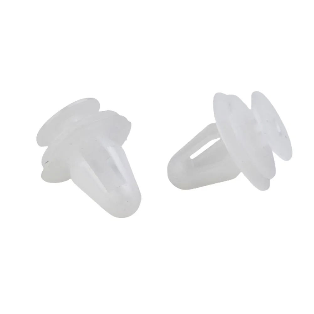 

Fender Bumper clips Push Rivets Trunk White 100Pcs 9mm Fastener Hole Pin Plastic Accessories Auto Car Automotive Durable