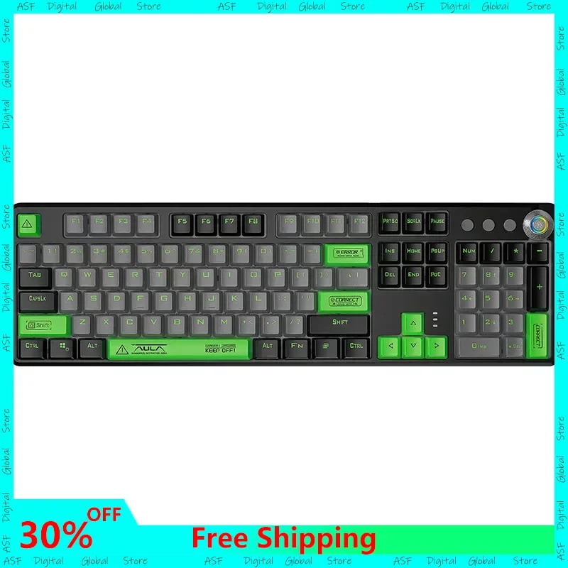 

F2088Pro Mechanical Wired Keyboard High Appearance Color Esports Game Removable Magnetic Upper Cover Three-Type of Axis Keyboard