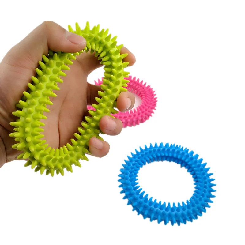 

Spiky Sensory Tactile Ring Kids Antistress Bracelet Fidget Toy For Classroom/Office Autism ADHD Increase Focus Relieve Stress