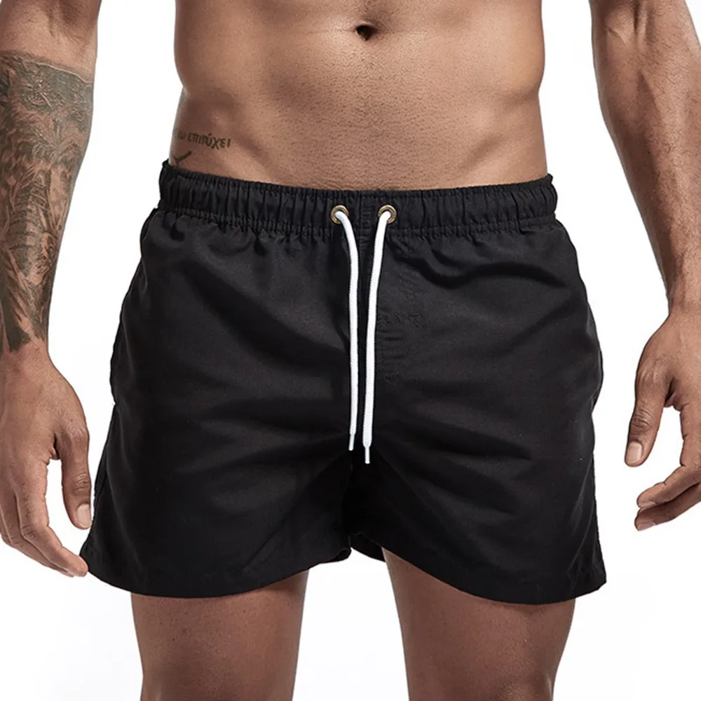 

Solid Color Fashion Male Boxer 2022 Summer New Men Swim Shorts Swimwear Comfortable Man Swimming Trunks Underwear Briefs Pants