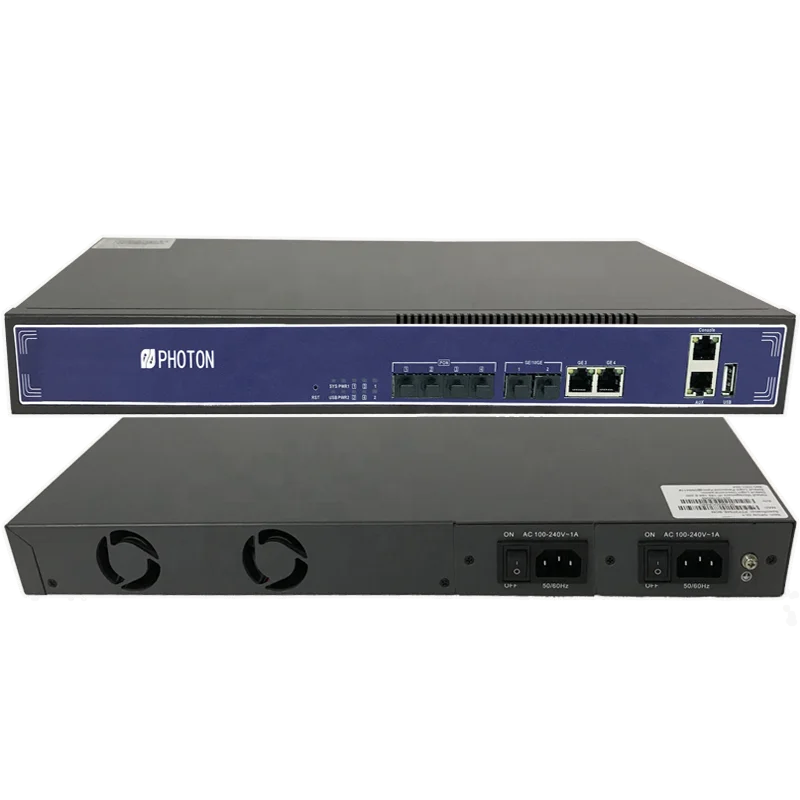 

Fiber Optic Equipment Mini OLT GPON 4 Port Compatible with ONU XPON