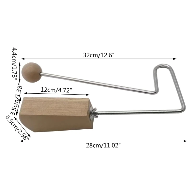 Деревянный вибратор Vibraslap образовательная игрушка-вибратор деревянная и