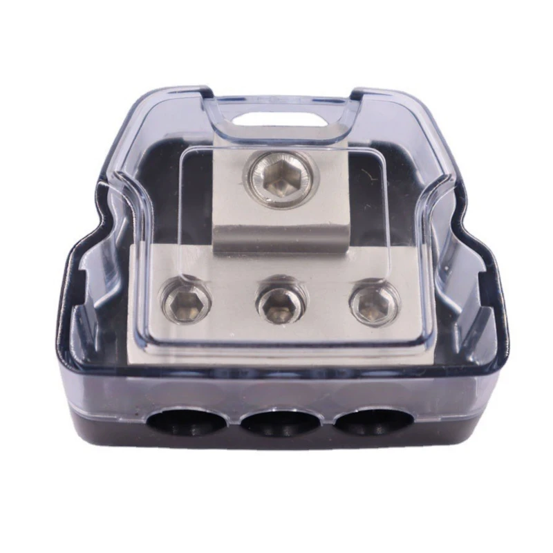 

1×0GA In 3×4GA Out Ground Distribution Block for Car Splitter Ground Distribution Connecting Block T3EF