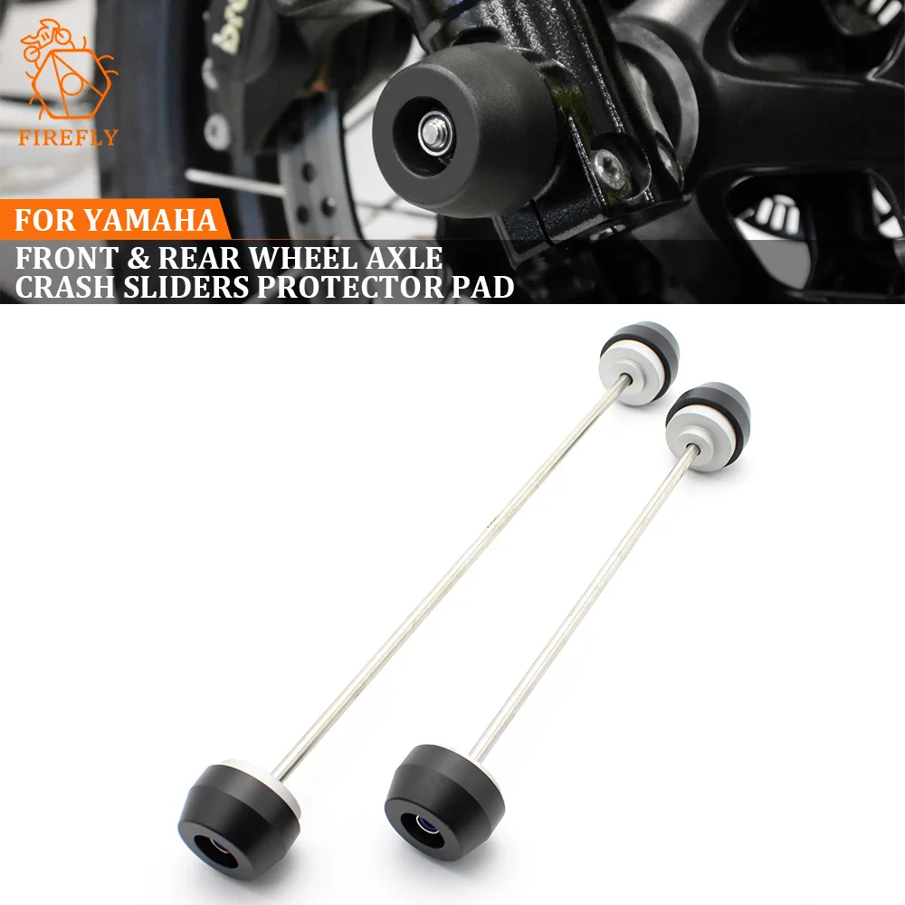 

For Yamaha MT-10 MT-10 SP 2016-2023 YZF-R1 R1M 15-23 FZ-10 17-21 Motorcycle Front And Rear Wheel Fork Axle Sliders Cap Crash Pro