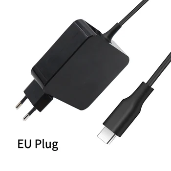 USB C타입 다기능 충전기 전원 어댑터, 휴대폰 맥북 레노버 노트북 태블릿용 고속 충전기, 65W, 20V, 3.25A, EU, US 플러그