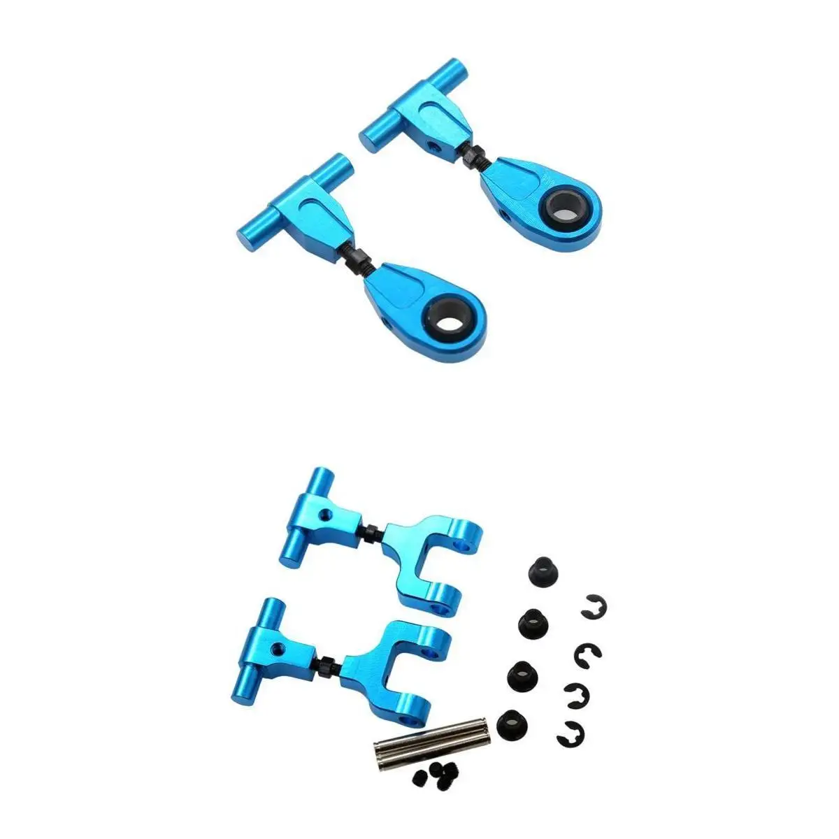 

Front & Rear A Arms Parts for TT02 4WD 1/10 On Road Car Replacement