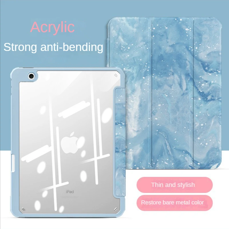 

Air 4 Tablet Case for iPad Pro 11 2021 9th Generation Funda with Pencil Holder Cover For Mini 6 8.3 Air 4 5 10.9 Ipad 789 10.2