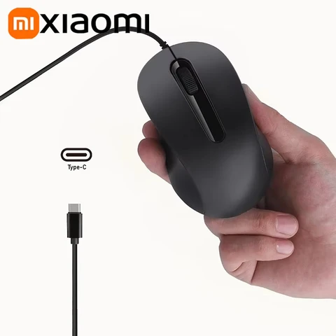 Беспроводная двухрежимная мышь Xiaomi Bluetooth 2,4G Type-C, перезаряжаемая, 1600 точек на дюйм, телефоны, планшеты, компьютеры, металлическое колесо прокрутки