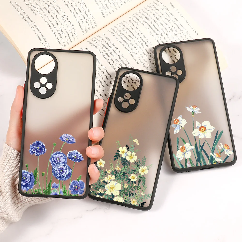 

P30 Lite Case For Huawei P40 P30 Pro P50 Hard Matte Cover Honor 30 20 10X Lite 9X 9A 8X 10i 20i 50 Pro SE Nova 7i 6 SE 5i Pro 5T