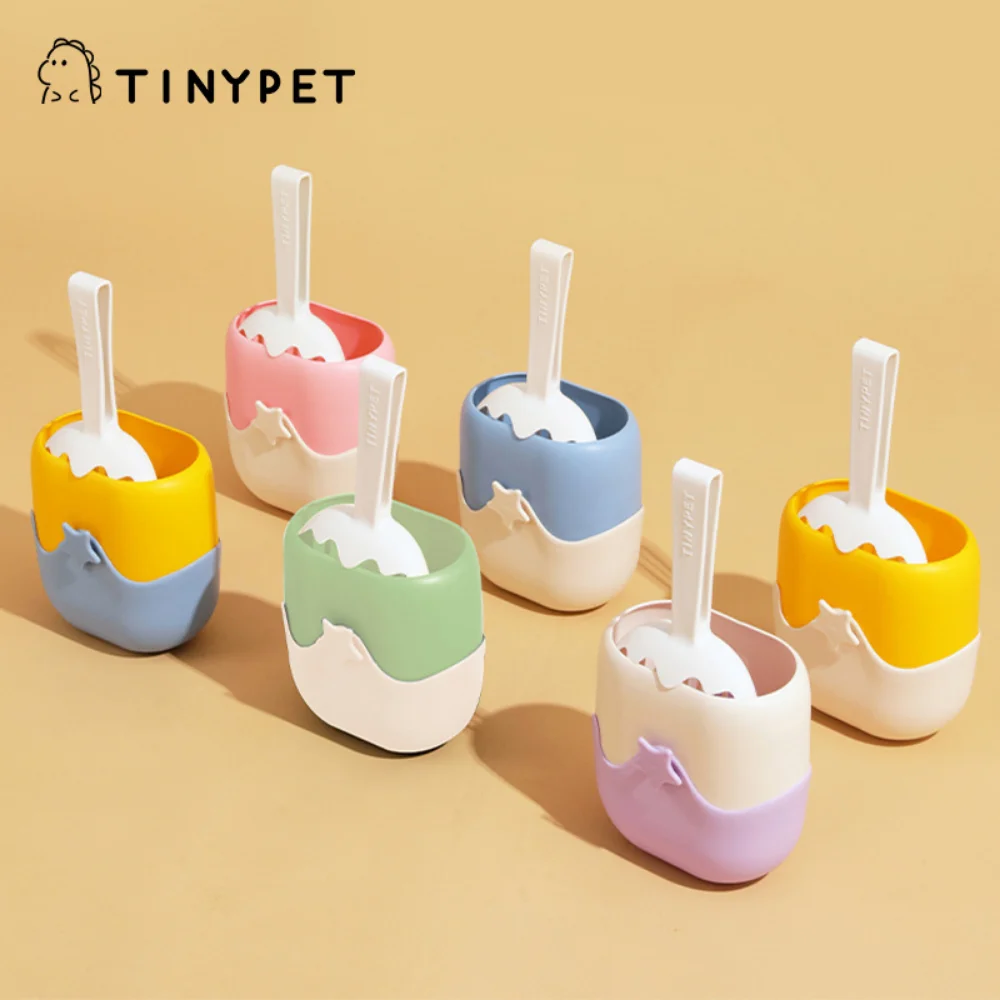 Tinypet Ice Cream Cat Litter Shovel Set Cut Cat Shovel Combination with Trash Bin Cat Shovel Toilet Cleaning Pet Supplies