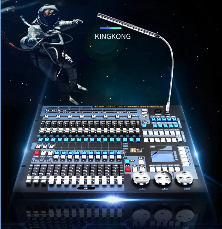 

dmx512 dj mixer king kong 1024 stage lighting console dmx channels lighting dj controller