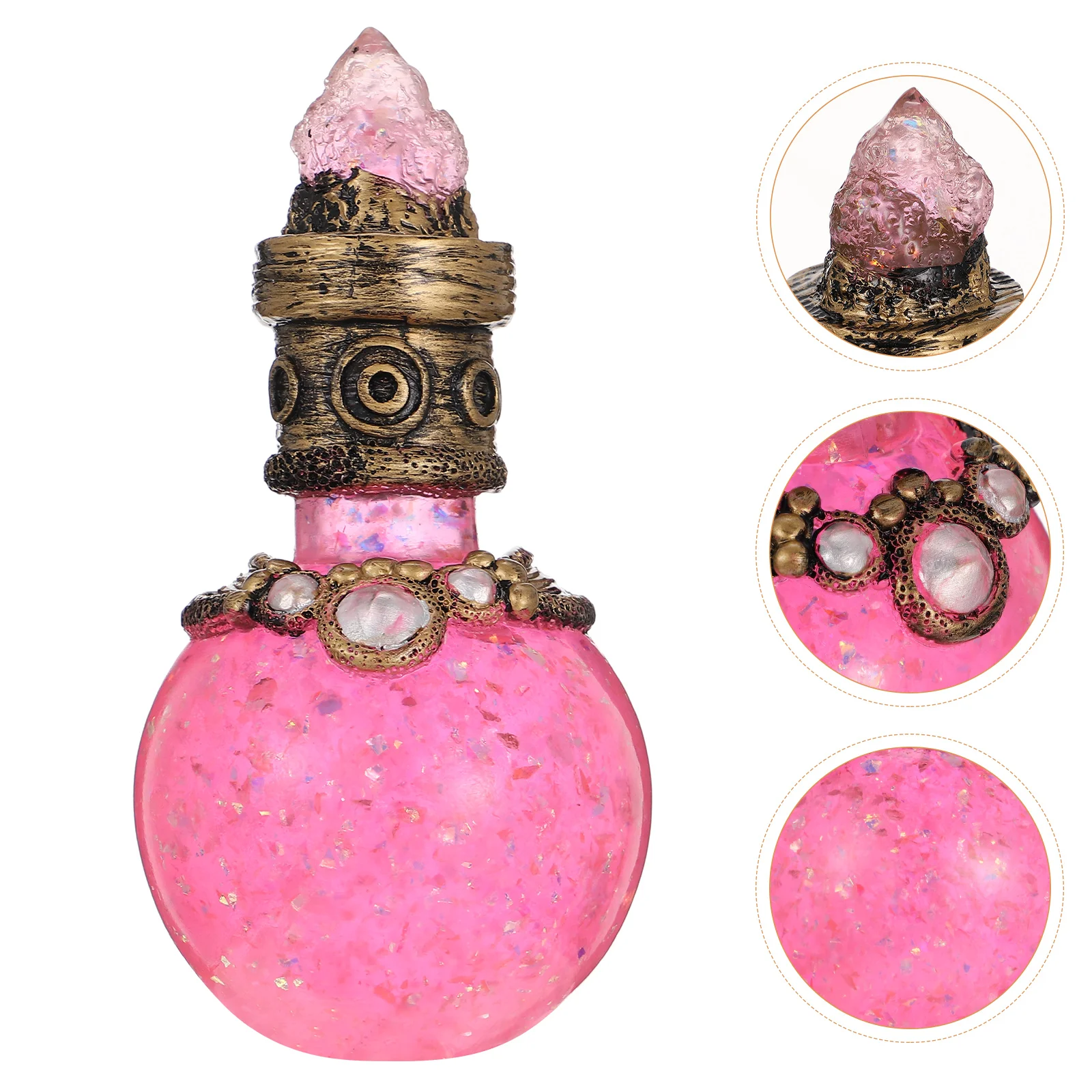 

Bottle Potion Bottles Moon Mermaid Perfume Glitter Supply Costume Cartoon Scent Decorative Refillable Fragrance Oil Essential