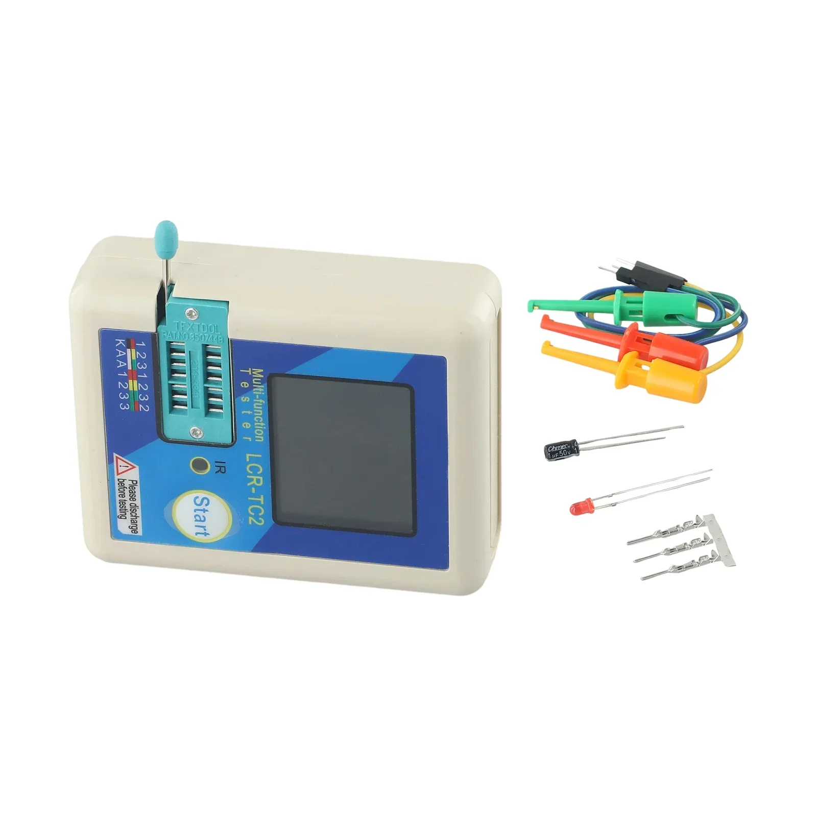 Портативный тестер транзисторов LCR TC2 совместимый с диодным триодом транзистором