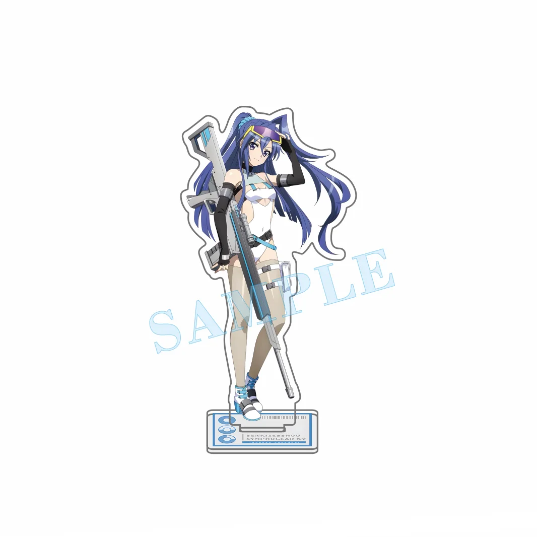 Фото Акриловая фигурка-брелок SYMPHOGEAR: Хибико, Цубаса, Крис, Шира́бе, Кирика, Мария, Серена. Декор для стола, подарки для друзей. №3