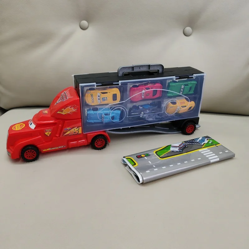Молния Маккуин Pixar Cars Disney Alloy Truck Jackson Storm Cruz Ramirez Фигурки Трек Карта Модель