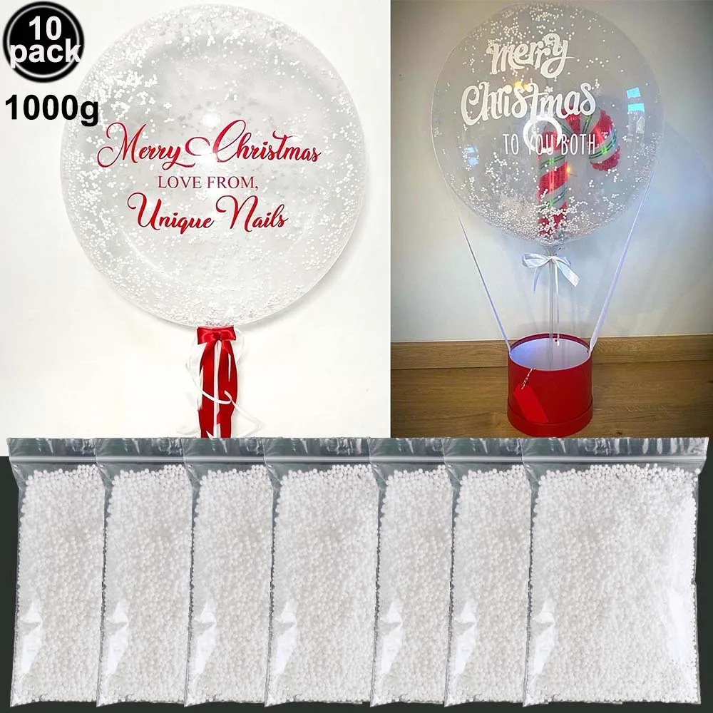 

Шарики из белого пенопласта, 1000 г, 2,5-3,5 мм