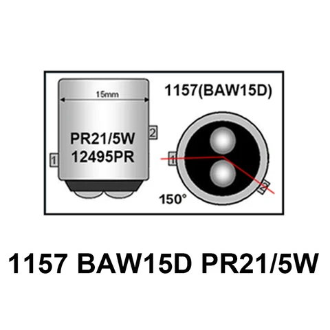 BMTxms 2 шт. Baw15d pr21/5 Вт Canbus для автомобиля светодиодная лампа тормозной фонарь Baz15d 1157 P21/4w Bay15d P21 5w Drl сигнал поворота