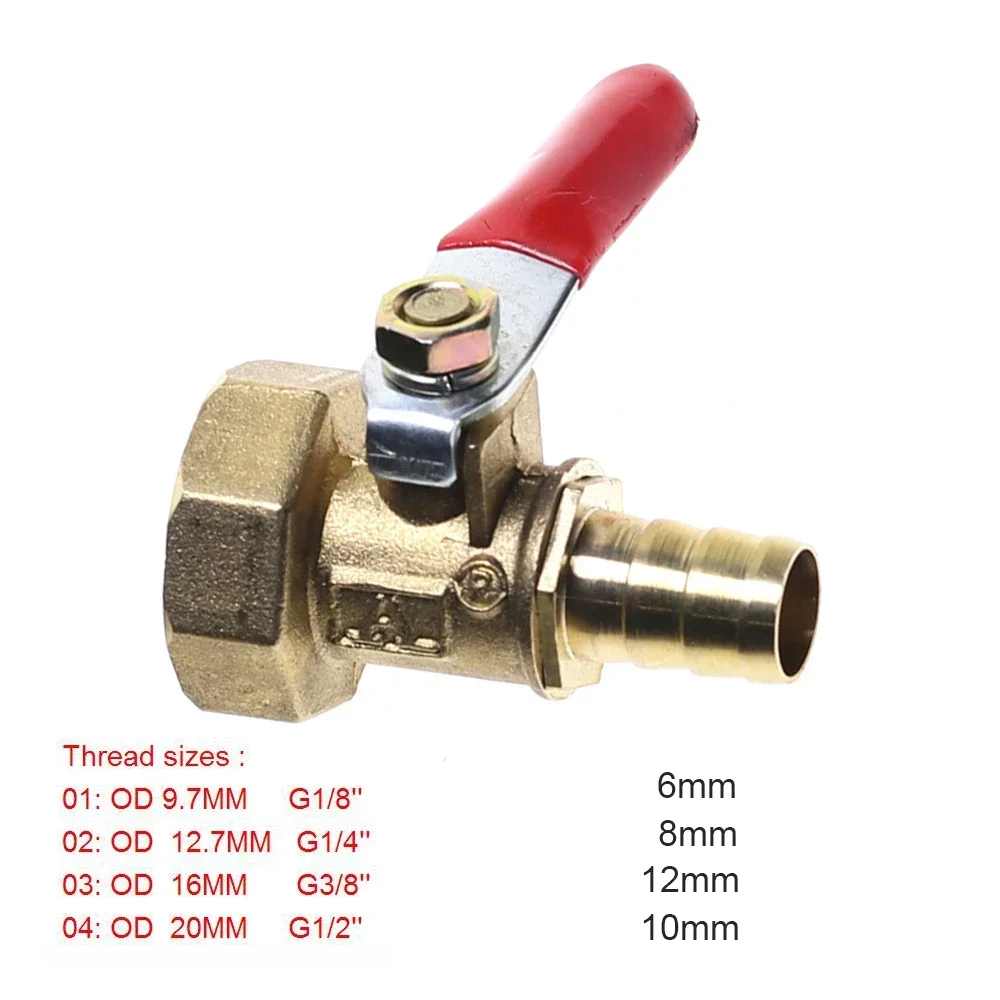 

Медный шаровой кран 4-12 мм