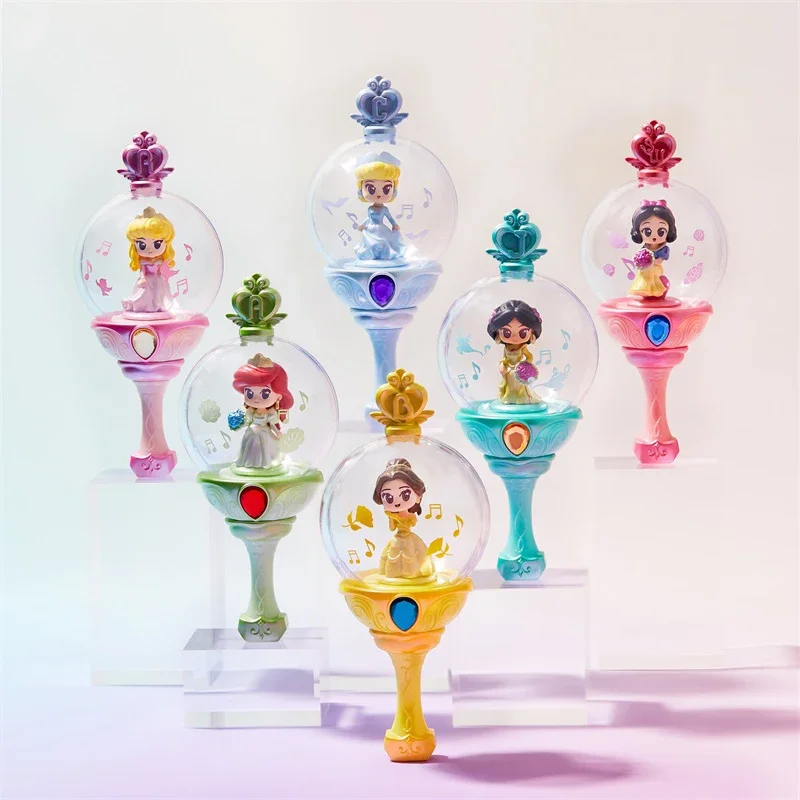 Kawaii Disney Princess Fairy Magic Stick Series слепая коробка 6 шт. Белла Золушка фигурки принцессы