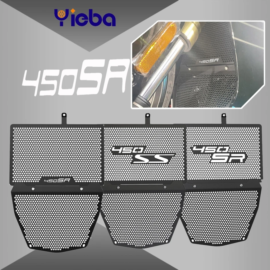 2024 2023 2022 для CFMOTO CF MOTO 450SS 450SR мотоцикла SR радиатор и защита головки цилиндра