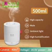 aroma tunnel humidifiers diffuser room air freshener portable fragrance diffuser led night light mini air humidifier for home