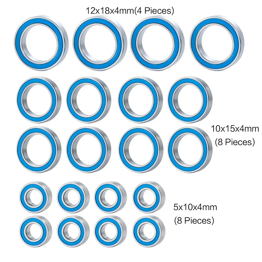 Комплект резиновых герметичных подшипников из 26 шт. для Redcat Volcano EPX Pro Tornado 1/10