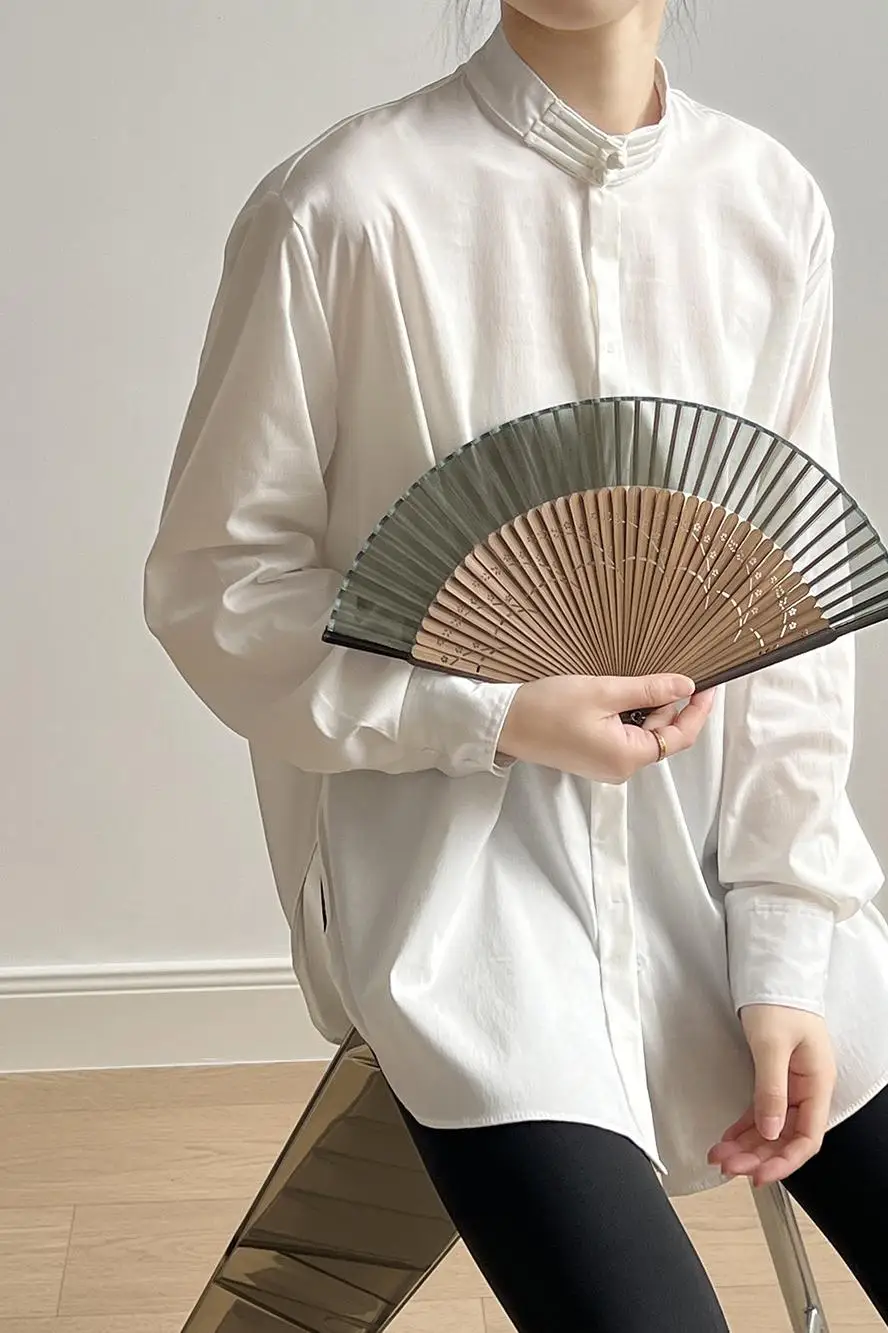 Новая блузка в китайском стиле SuperAen Женская Весенняя рубашка с длинным рукавом