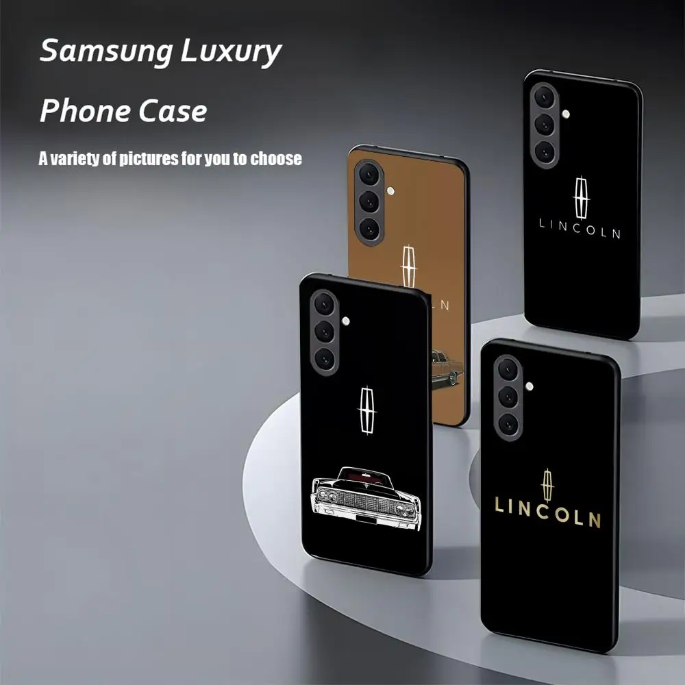 Автомобильный чехол для телефона L-linc-olnS SX Samsung Galaxy S25 S24 S23 S22 S21 S20 Plus Ultra Note20 мягкий