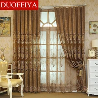 curtains for living dining room bedroom vintage living room dining room chenille hollow embroidered curtain gauze curtain