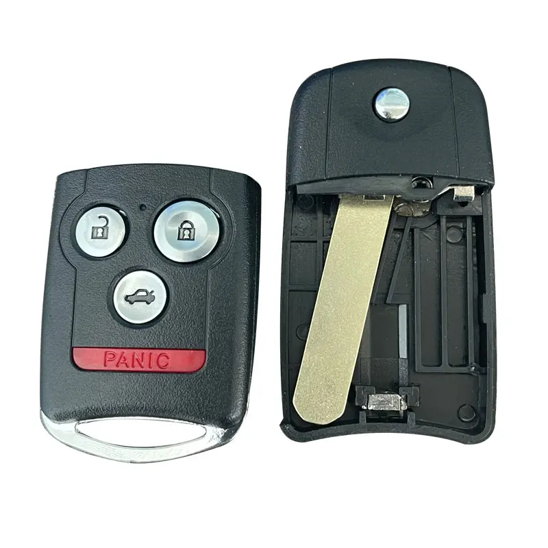 Фото 3/4 кнопки, откидной автомобильный дистанционный ключ, брелок для Acura Civic Accord Jazz CRV HRV, сменный корпус ключа №2