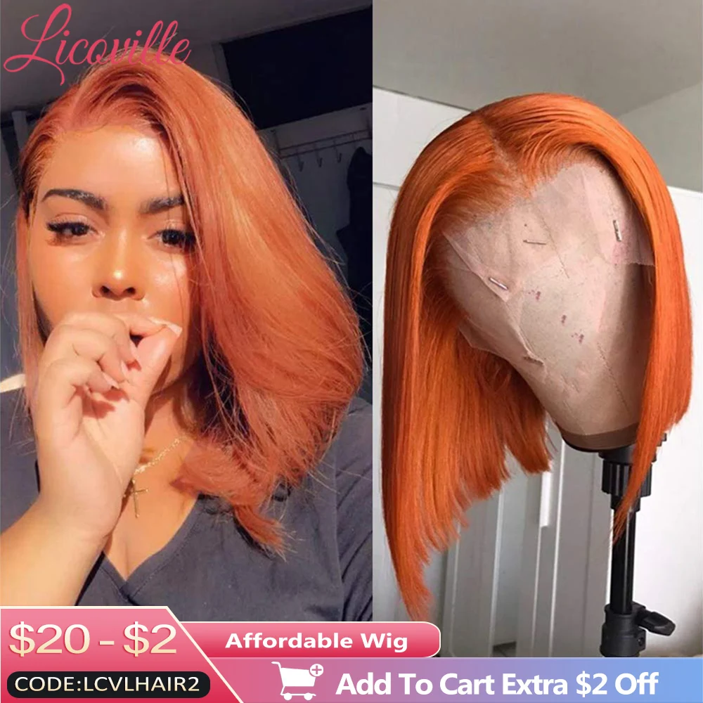 Human Hair 613 Closure Wig Lace Front Isee Brazilian Frontal Ginger Orange Highlight Plucked Full Wigs Body Wave 13x4 Brown