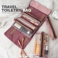 travel hook cosmetic bag women makeup bag waterproof toiletries organizer storage pouch ladies bathroom neceser make up bag case