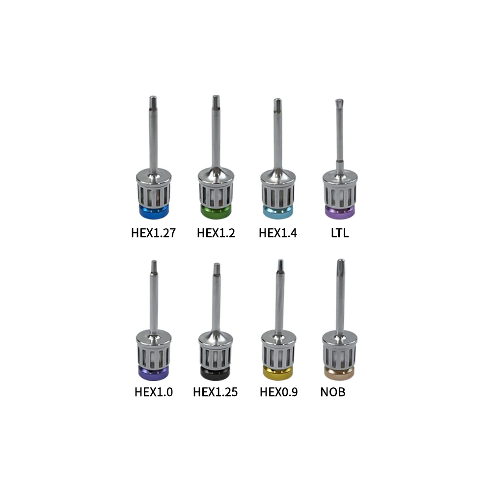 Набор для протезирования зубных имплантатов динамометрическая отвертка гаечный