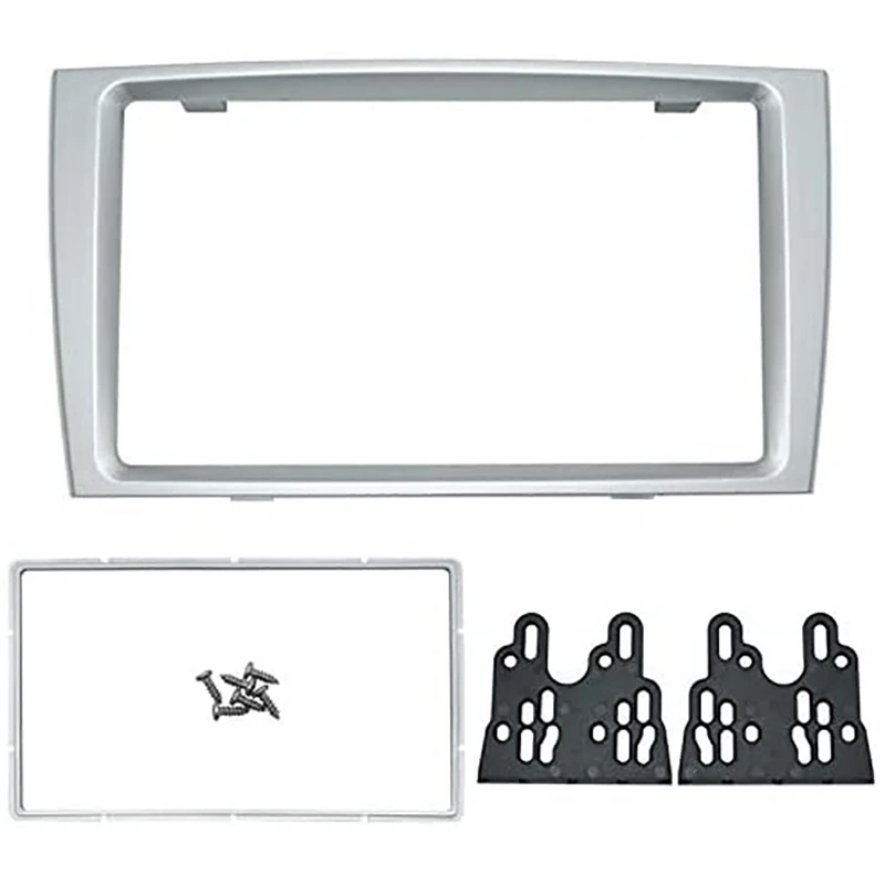 

2X 2Din Car DVD Radio Fascia Frame Dashboard Panel Mount Installation Adapter Trim Kit For PEUGEOT 308/408 Car Styling
