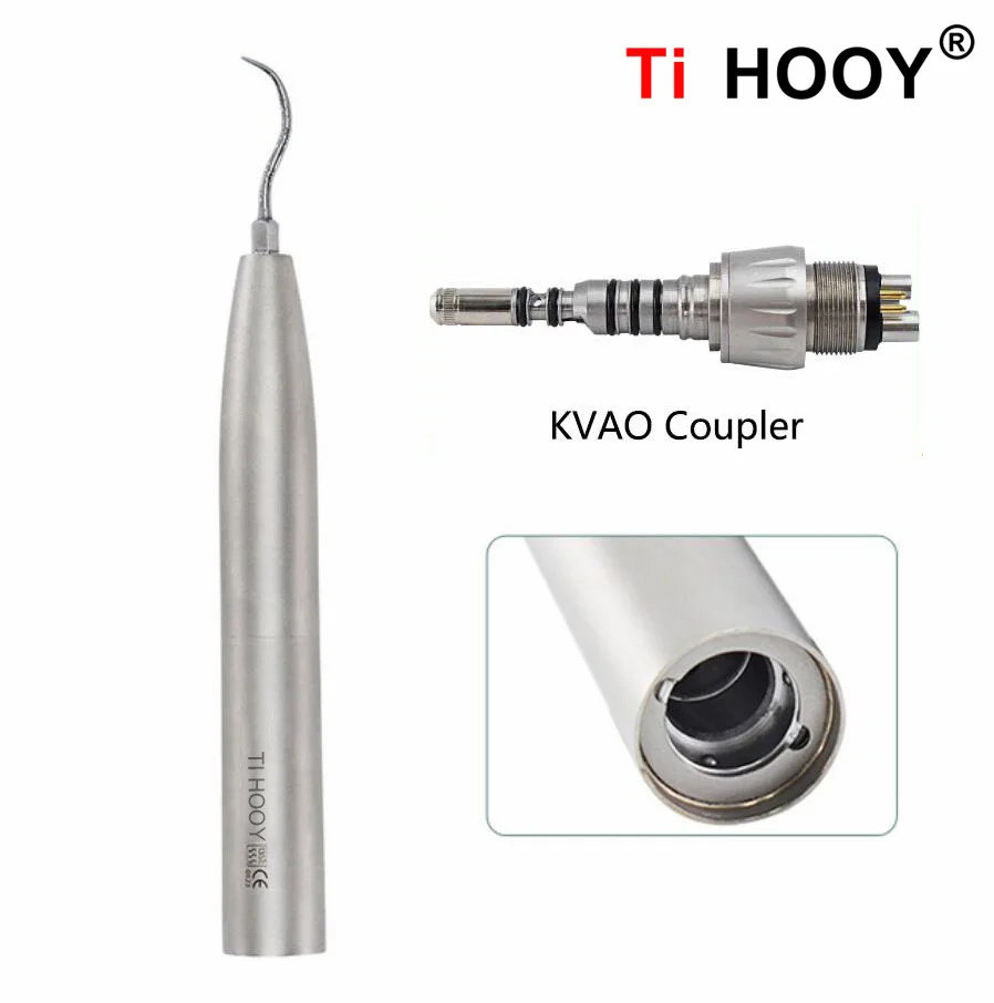 

Dental Air Scaler Handpiece Sonic S KV Quick Coupling Integrated Spray Scaling Removal Calculus Stain 3 tips Dentistry Tools