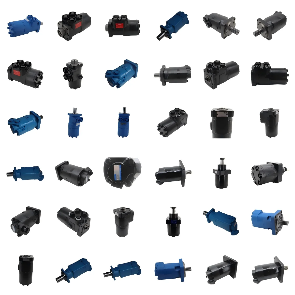 Фото Гидравлический орбитальный мотор Parker BMR 80, BMR 100, BMR 160, BMRS 125, BMSY 200 из чугуна для конвейерных лебедок и вращающегося оборудования. №3
