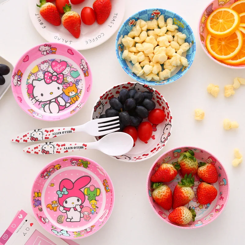 Кавайная тарелка Hello Kitty